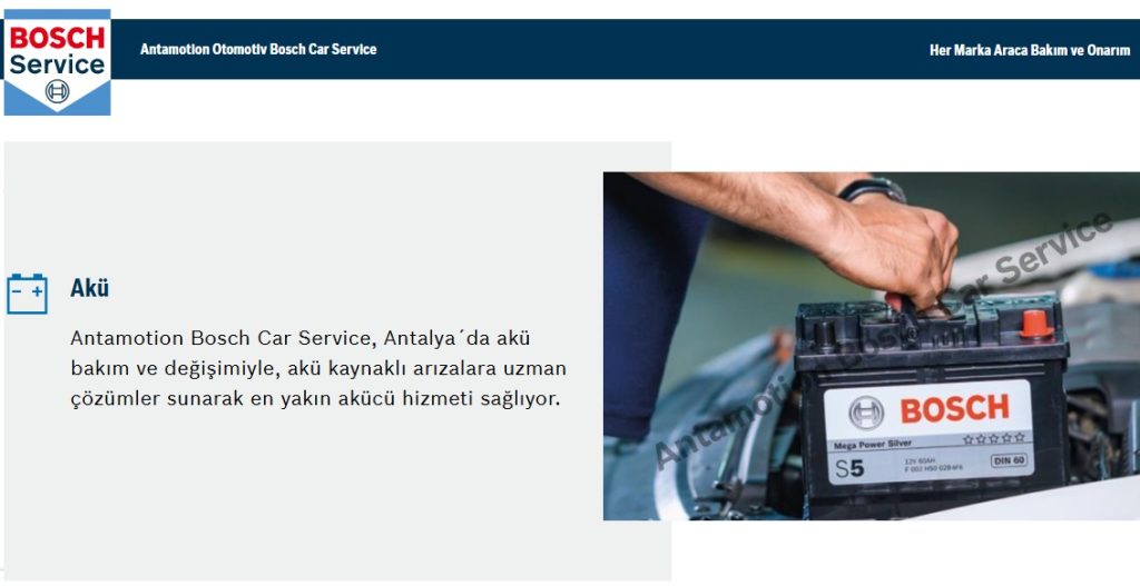 Antalya Akü Servis